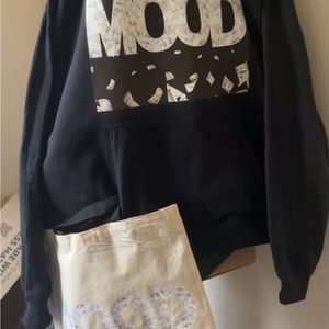 Made to order glow in the dark hoodie.